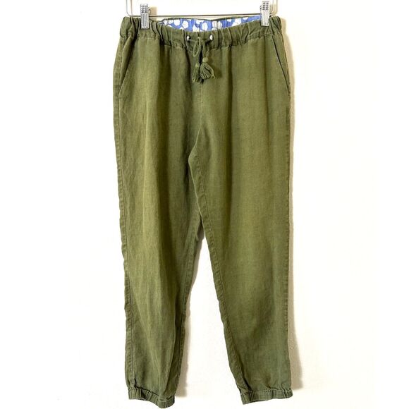 Boden Pants - Boden 100% linen pants‎ Women's 2 Green lightweight minimalist lagenlook spring